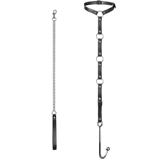 Anal Hooks Hook with Anal Kinky Collar Leash 5853 EverydayUse and 0109